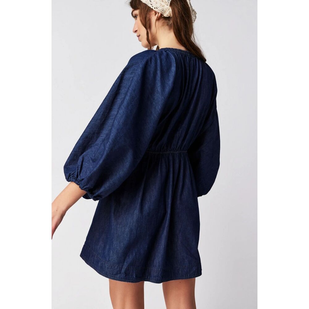 Denim Mini Dress - Picture 2 of 5